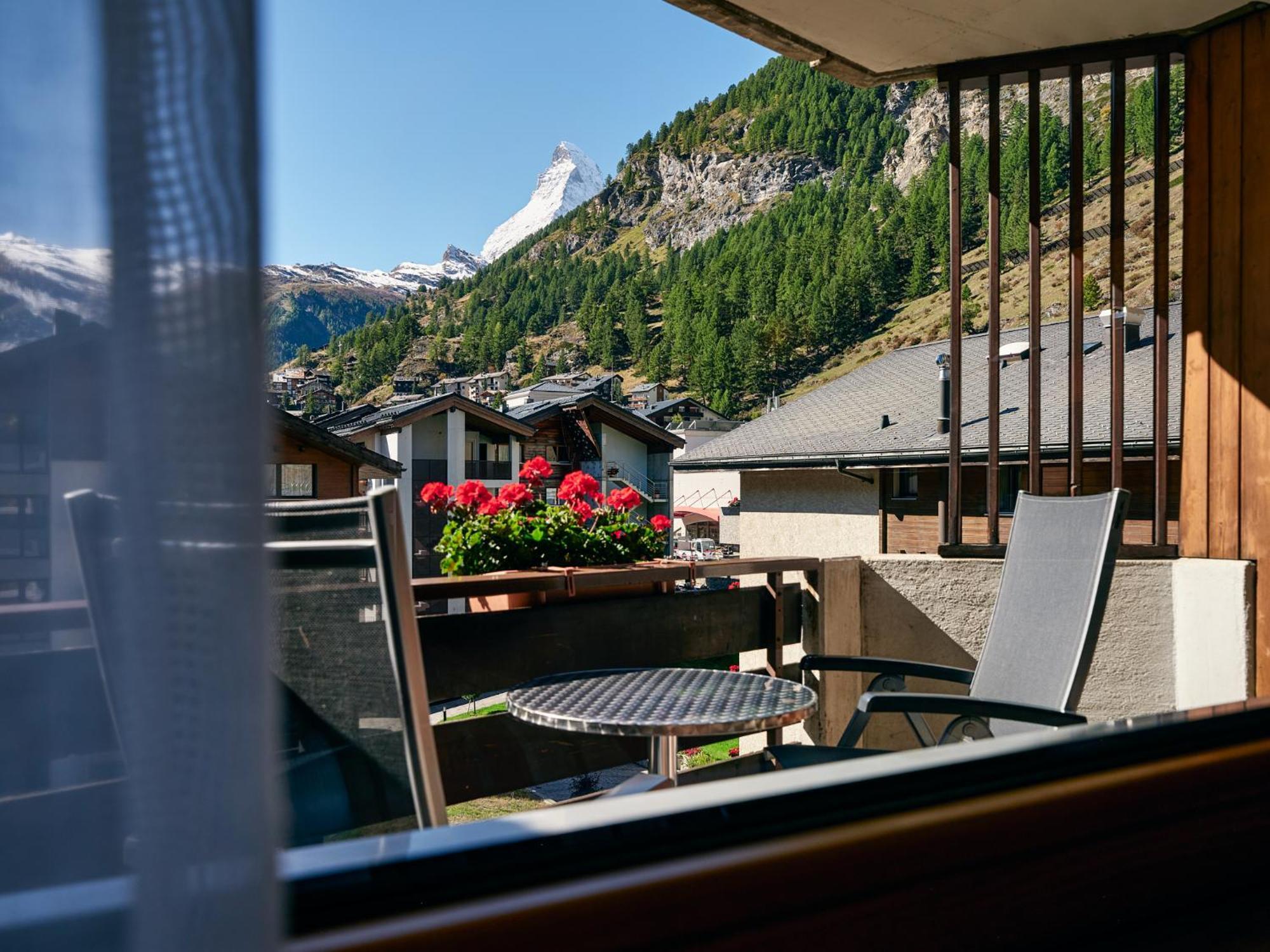 Zweibettzimmer mit Matterhornblick